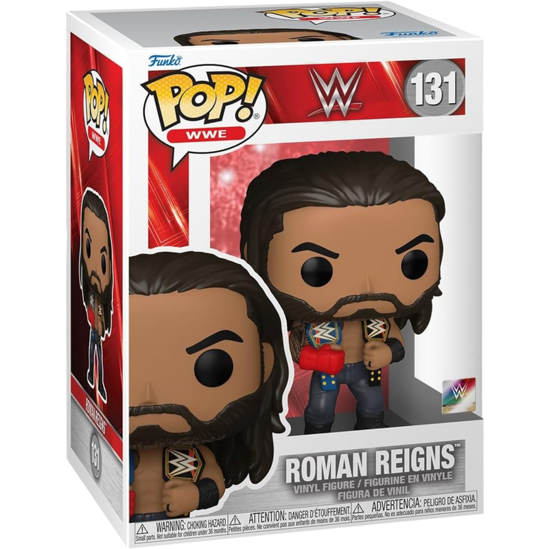 WWE: Roman Reigns with Belts Funko Toy Store