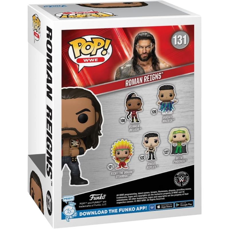 WWE: Roman Reigns with Belts Funko Toy Store