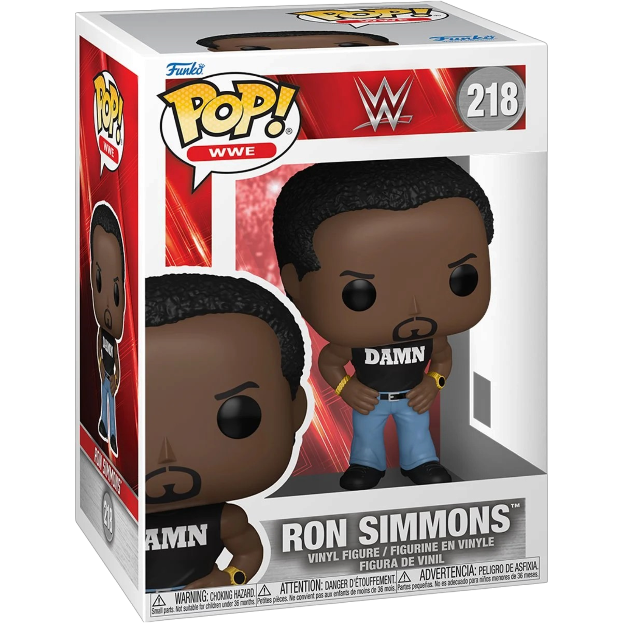 WWE — Ron Simmons Pop Vinyl #218 | AE Toy Box