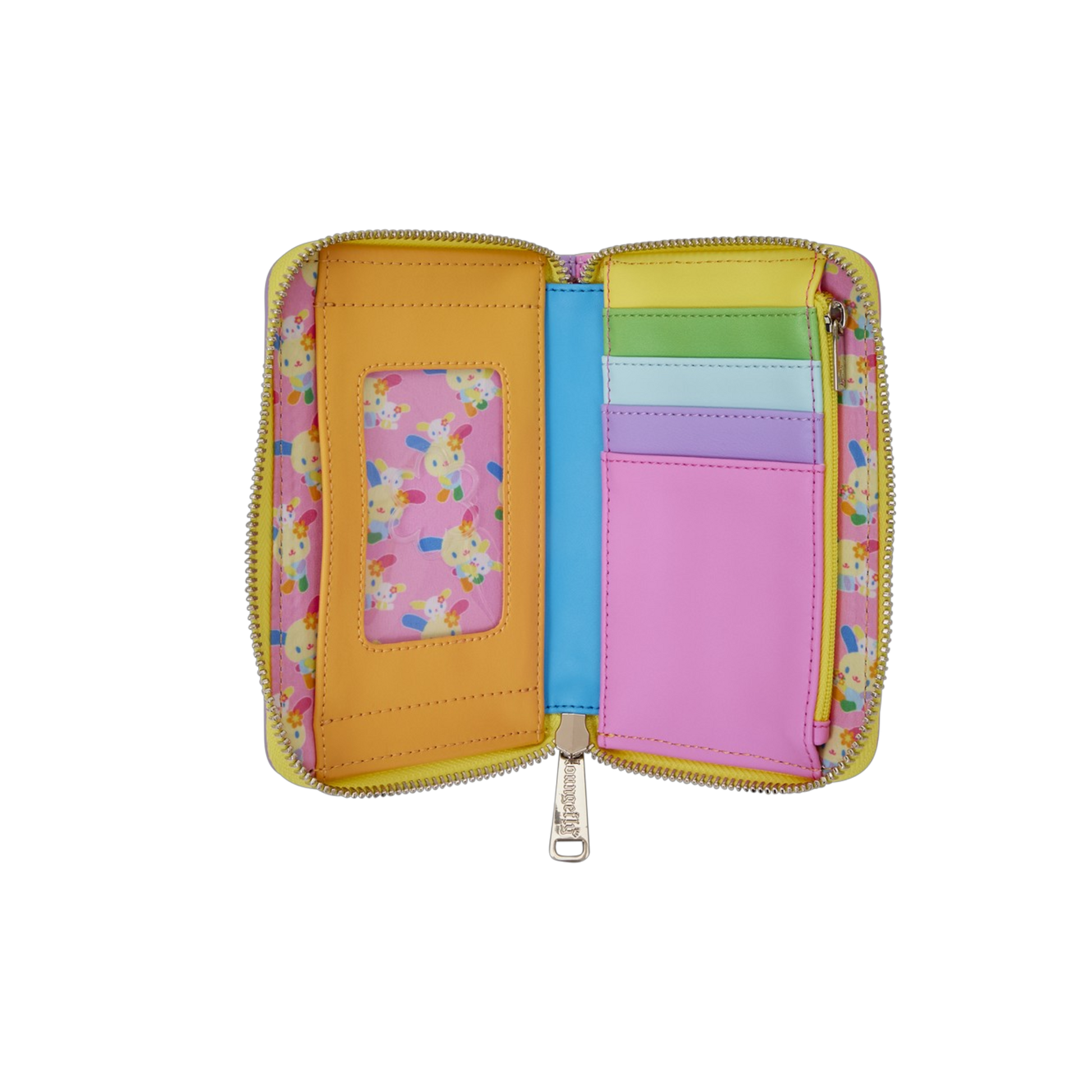 Sanrio Exclusive — USAHA*NA Color Block Zip Around Wallet | AE Toy Box
