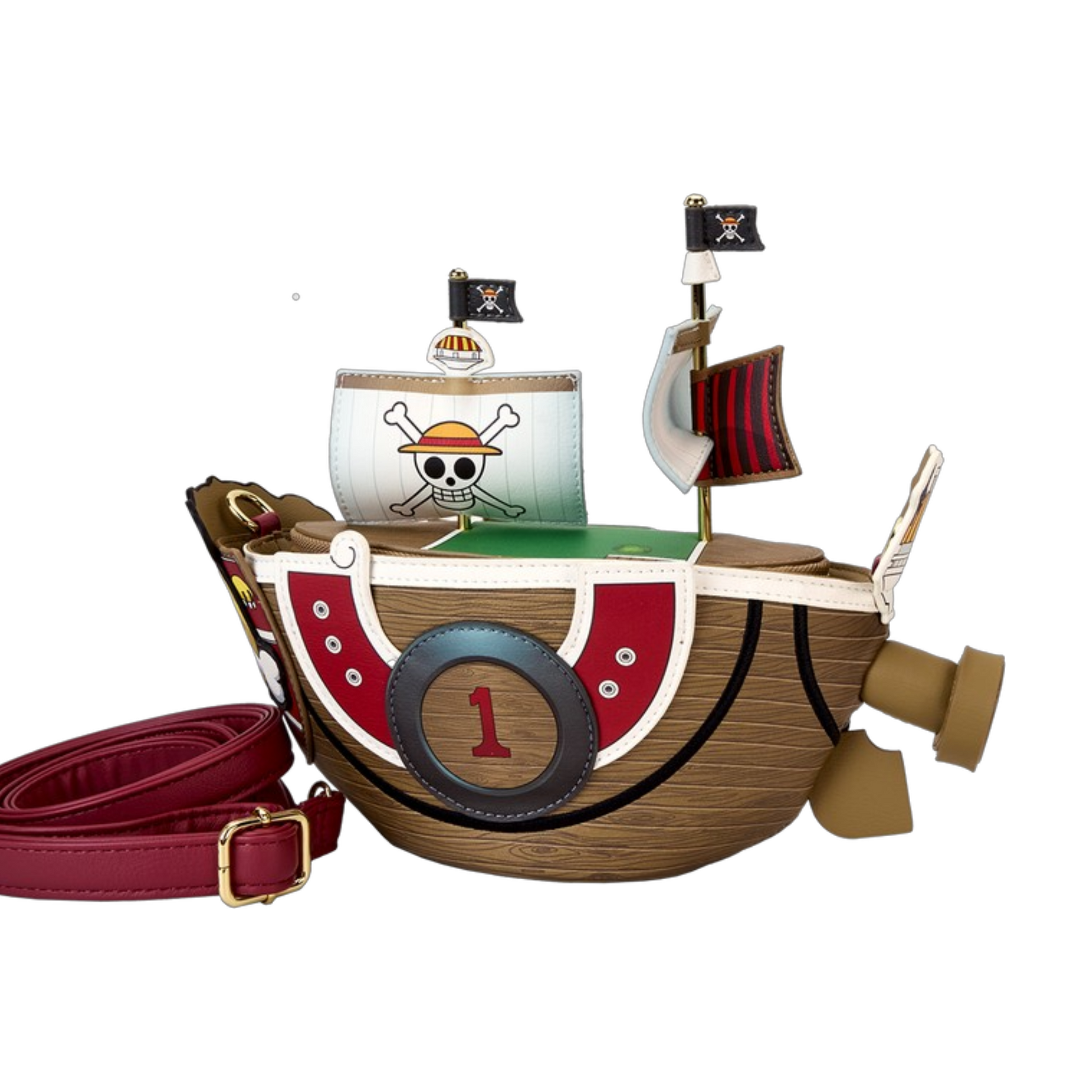 One Piece — Thousand Sunny Ship Figural Crossbody Bag | AE Toy Box
