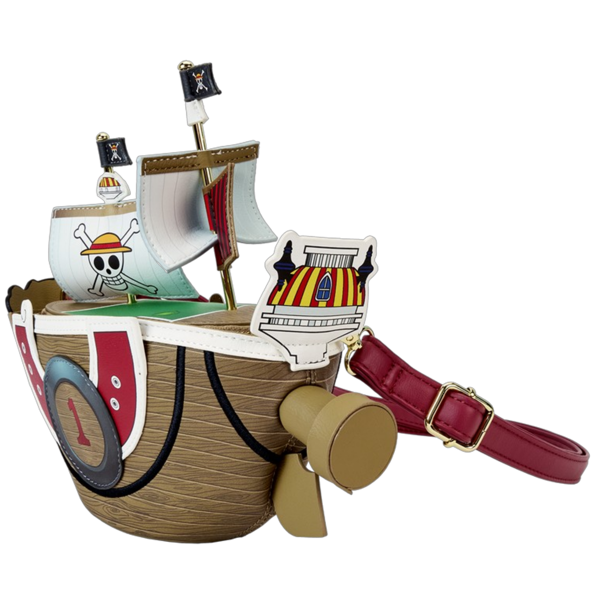 One Piece — Thousand Sunny Ship Figural Crossbody Bag | AE Toy Box