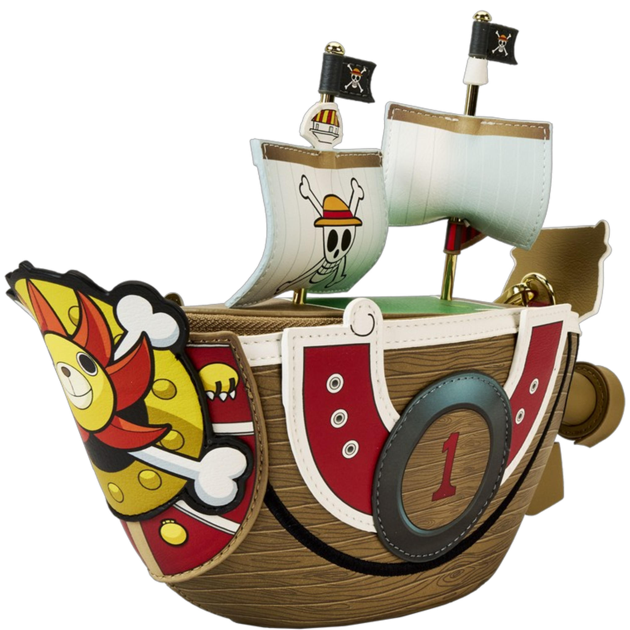 One Piece — Thousand Sunny Ship Figural Crossbody Bag | AE Toy Box