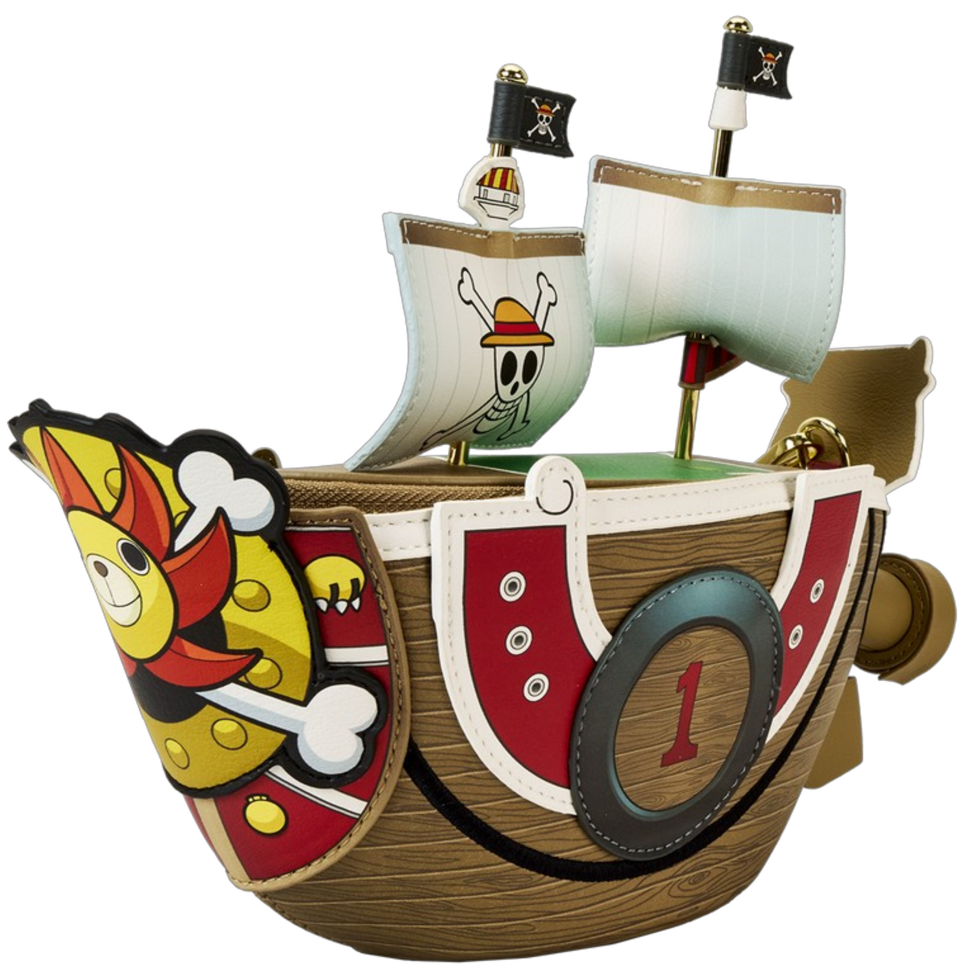One Piece — Thousand Sunny Ship Figural Crossbody Bag | AE Toy Box