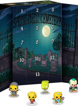 The Simpsons Treehouse of Horror 13-Day Countdown 2024 Edition Funko Advent Calendar Funko Toy Store