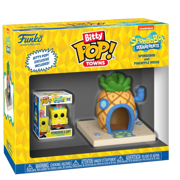 Bitty Pop! Towns SpongeBob and Pineapple House Funko Toy Store