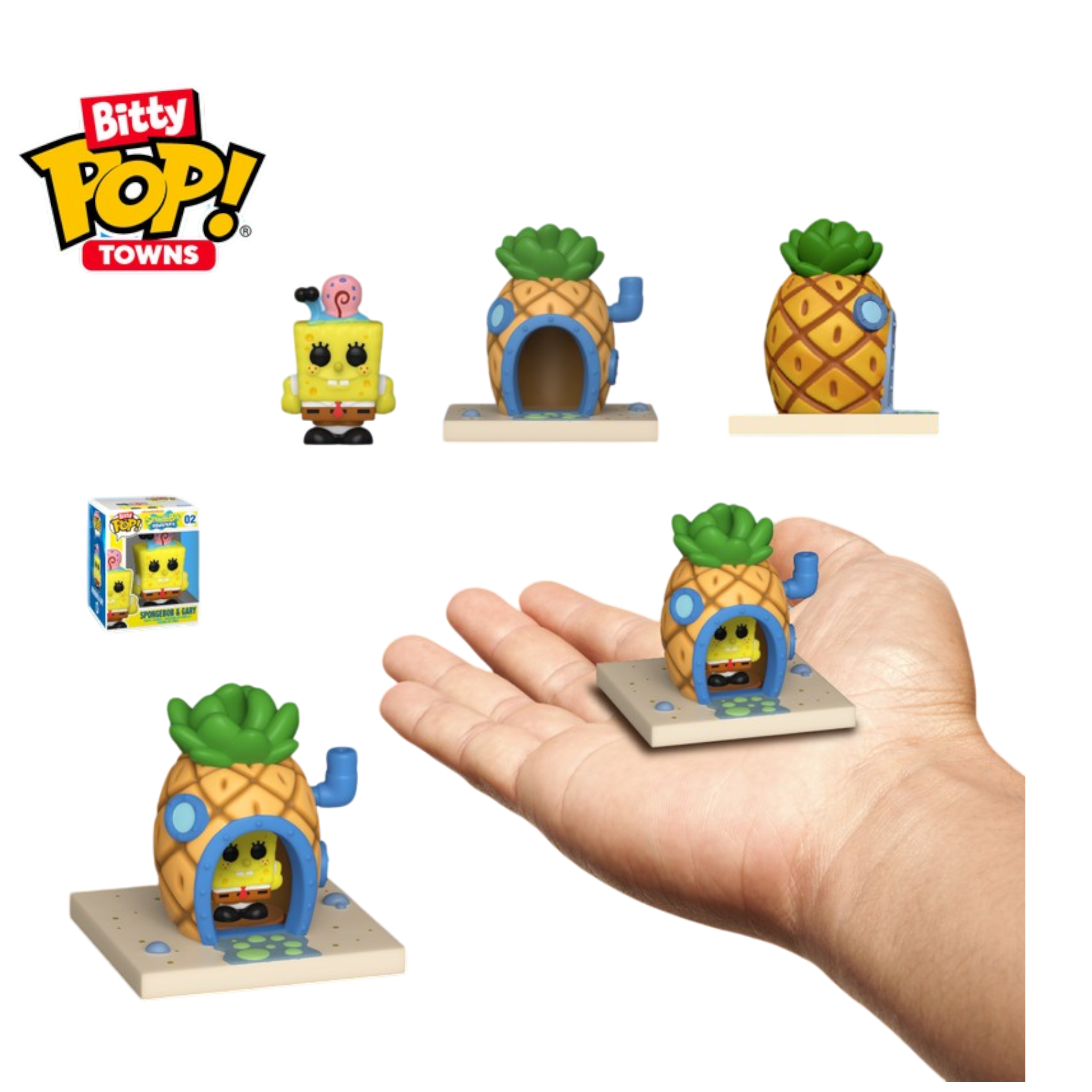 Bitty Pop! Towns SpongeBob and Pineapple House Funko Toy Store