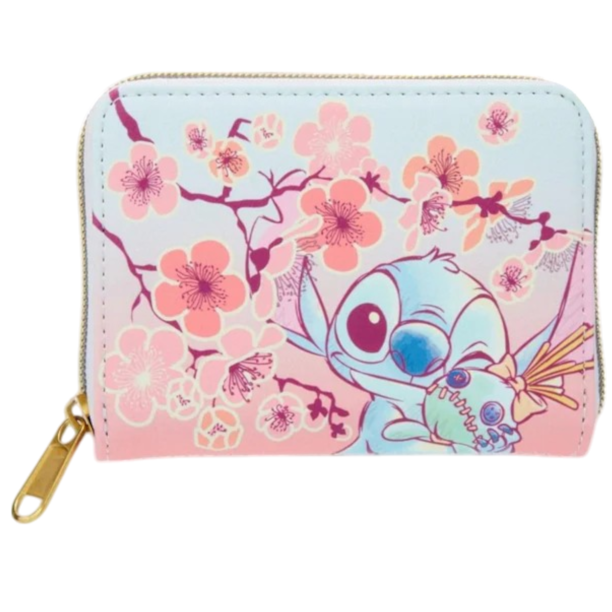 Disney Stitch and Scrump Cherry Blossom Wallet AE Toy Box