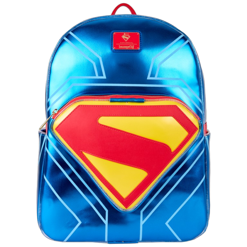 DC Comics — Superman Light Up Glow Full-Size Backpack | AE Toy Box