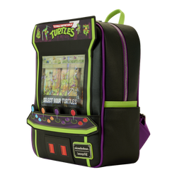 Teenage Mutant Ninja Turtles 40th Anniversary Vintage Arcade Lenticular Glow Mini Backpack Funko Toy Store