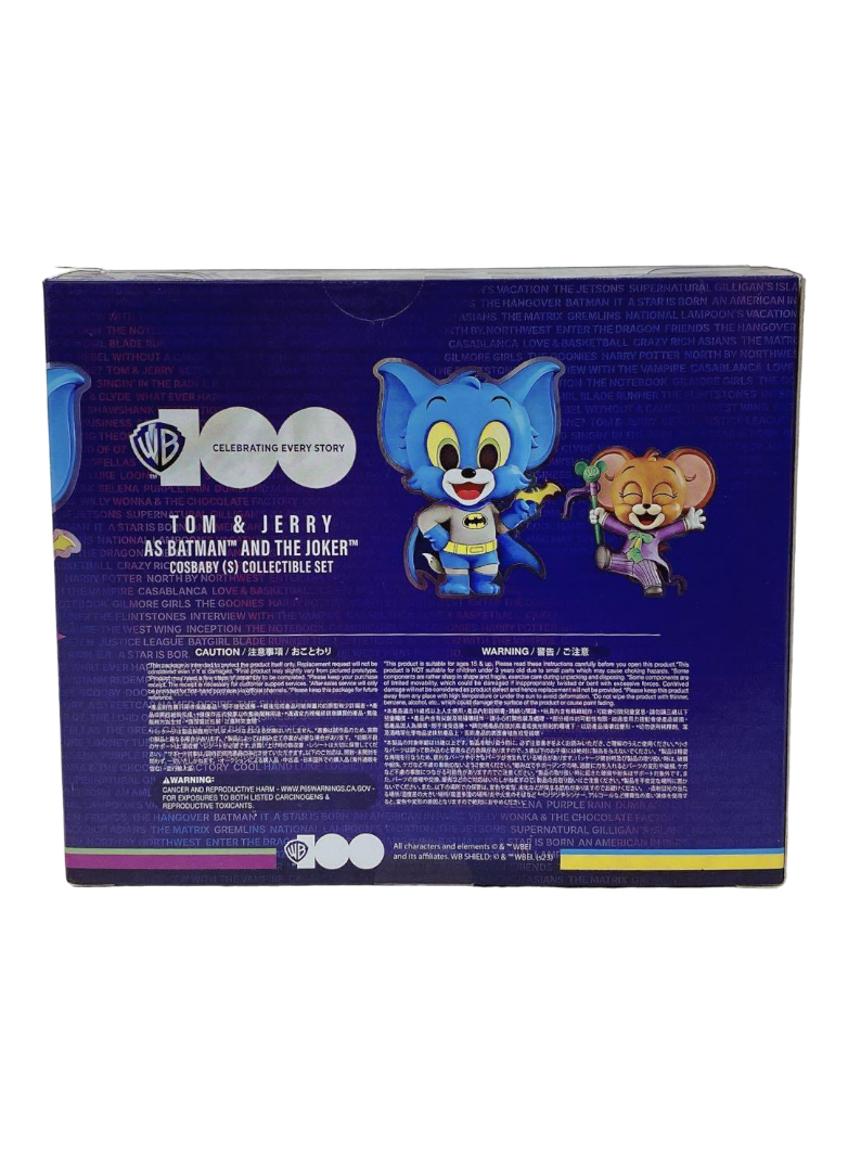 Tom and Jerry Cosbaby Batman and The Joker Collectible Set - Entertainment Earth Exclusive Funko Toy Store