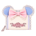 Disney Minnie Mouse Floral and Lace Zip Around Wallet
