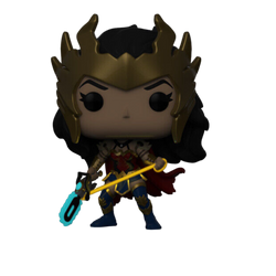DC Heroes: Death Metal Wonder Woman (PX Previews Exclusive) Glow Chase Funko Vinyl Figure Funko Toy Store