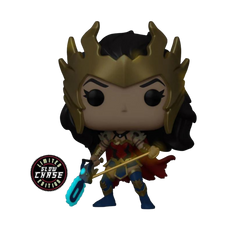 DC Heroes: Death Metal Wonder Woman (PX Previews Exclusive) Glow Chase Funko Vinyl Figure Funko Toy Store