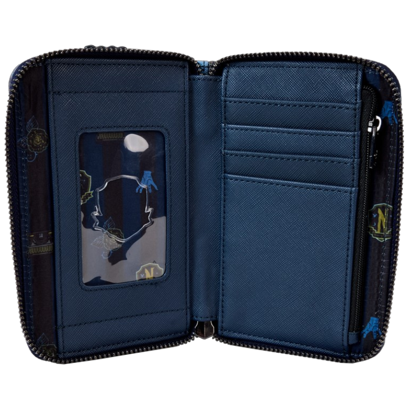 The Addams Family — Wednesday Nevermore Academy Castle Zip Around Wallet | AE Toy Box