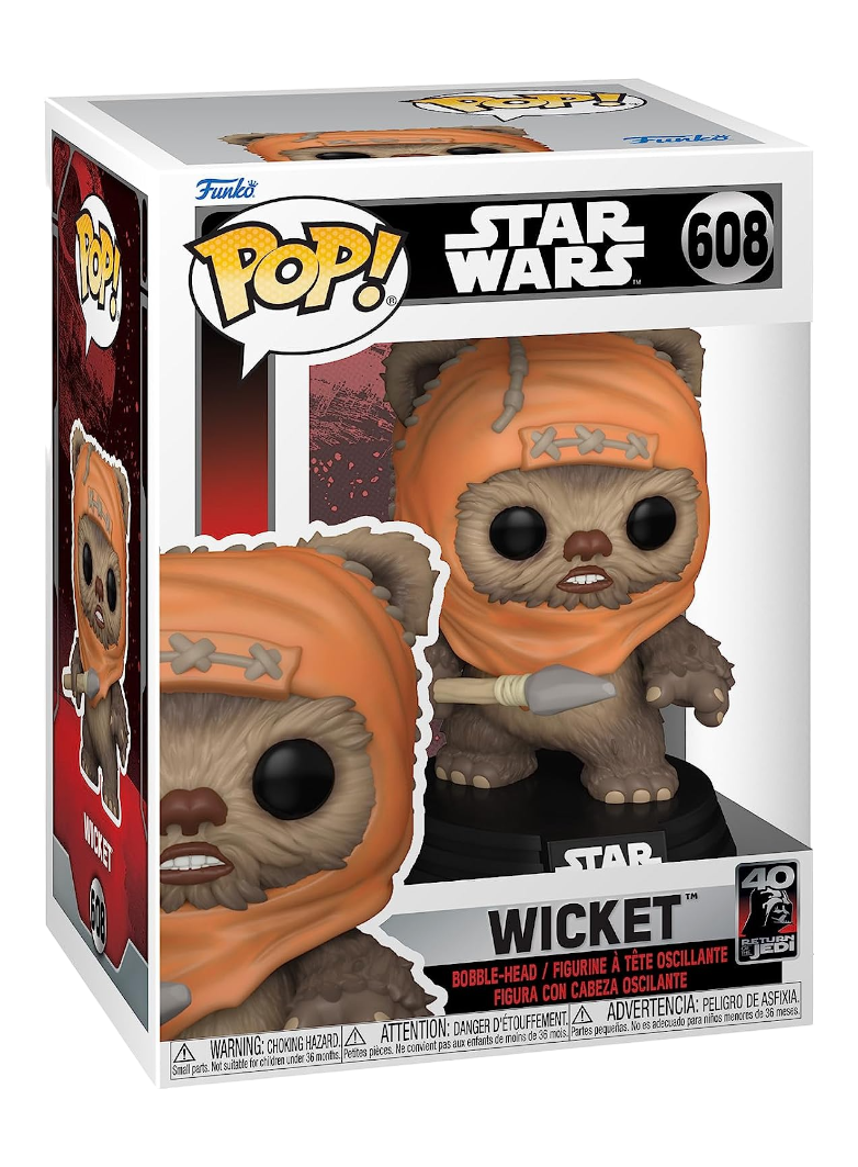 Star Wars: Return of The Jedi 40th Anniversary, Wicket Funko Toy Store