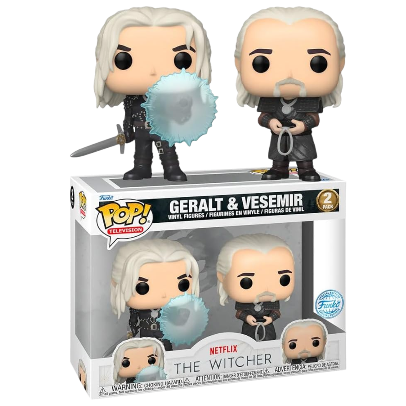 Geralt & Vesemir - The Witcher Funko Toy Store
