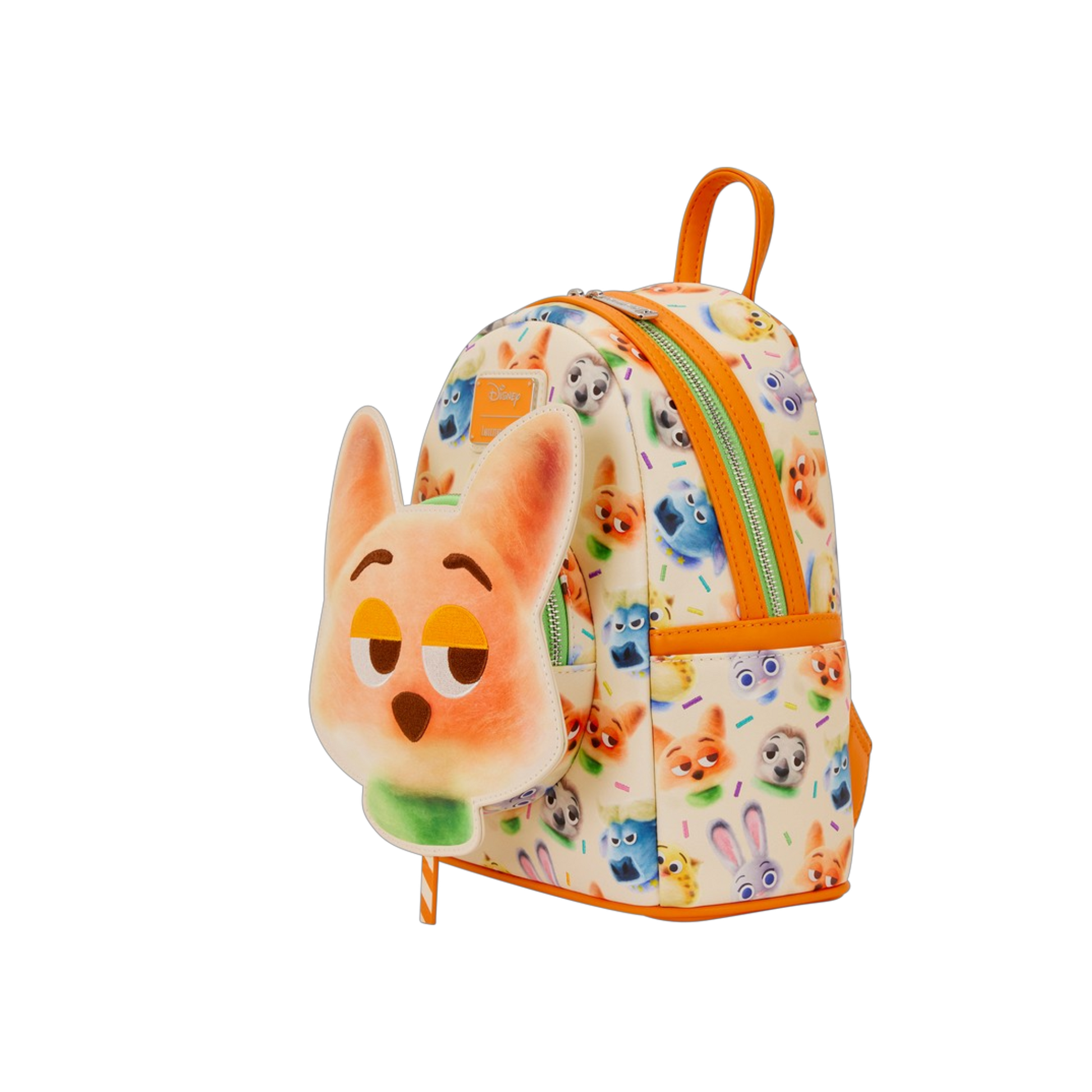 Zootopia 2 — Nick Wilde Cotton Candy Cosplay All-Over Print Mini Backpack | AE Toy Box