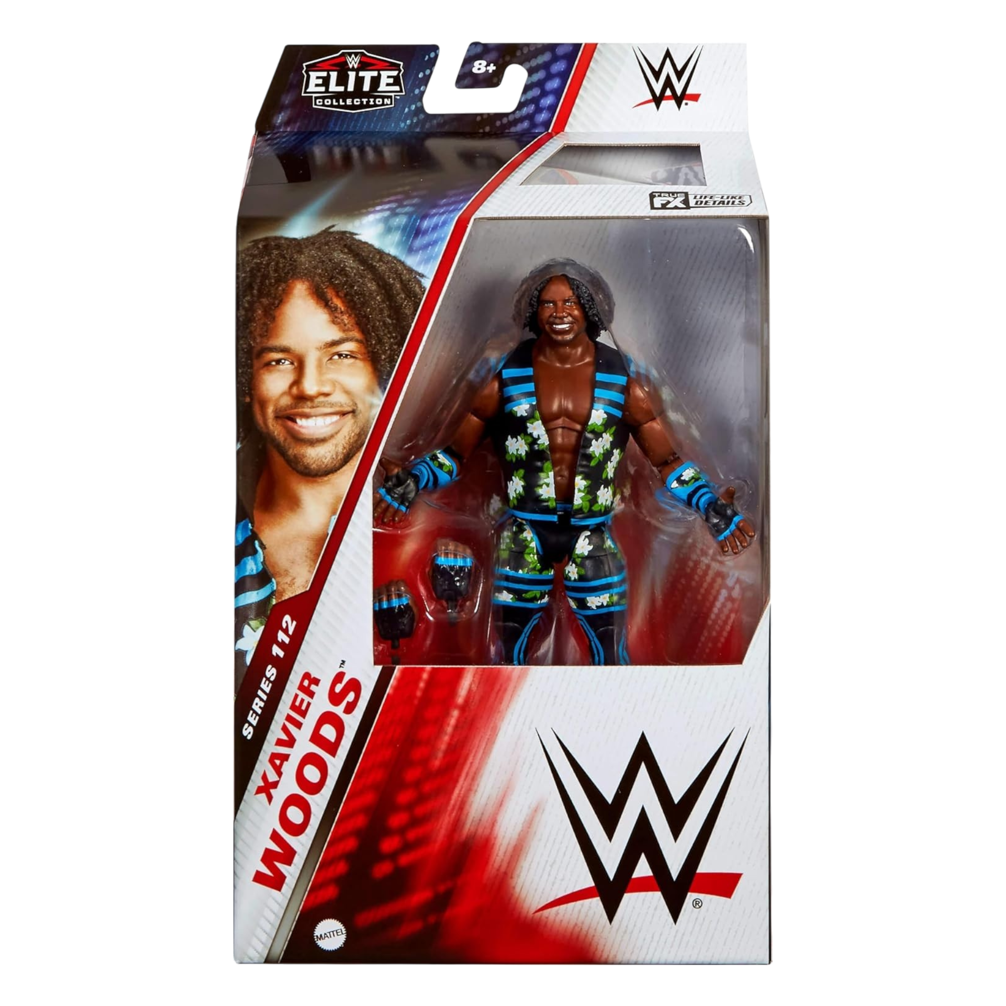 WWE Xavier Woods elite collection series 112 AE Toy Box
