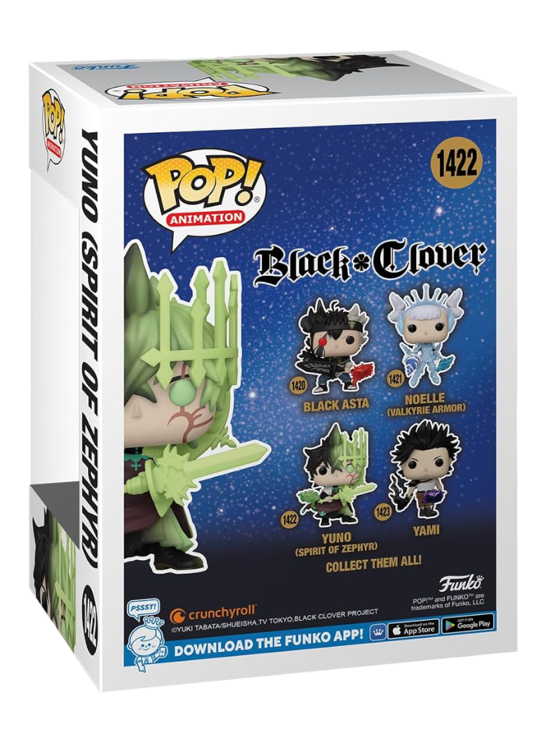 Black Clover - Yuno (Spirit of Zephyr) Funko Toy Store
