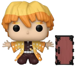 Demon Slayer Zenitsu Protecting Nezuko's Box Pop! Vinyl Figure #1488 - Entertainment Earth Exclusive Funko Toy Store
