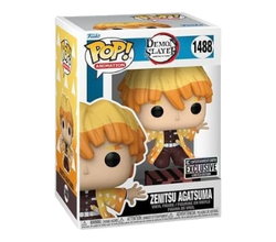 Demon Slayer Zenitsu Protecting Nezuko's Box Pop! Vinyl Figure #1488 - Entertainment Earth Exclusive Funko Toy Store