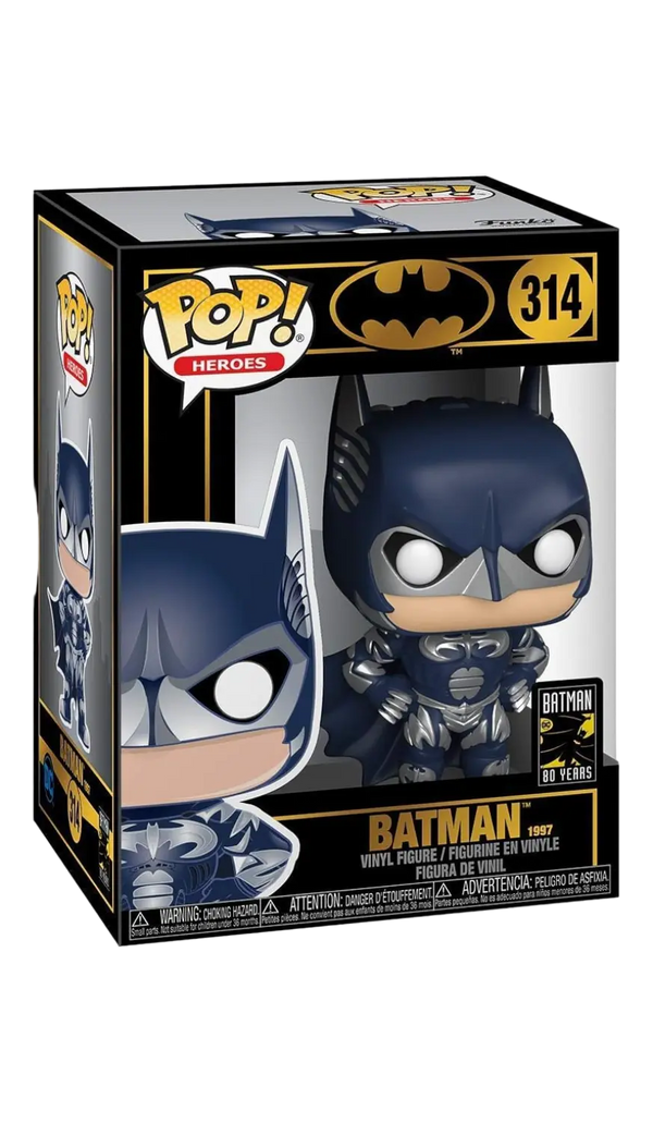 Heroes: Batman 1997 80th Anniversary Pop! Vinyl Figure Funko Toy Store