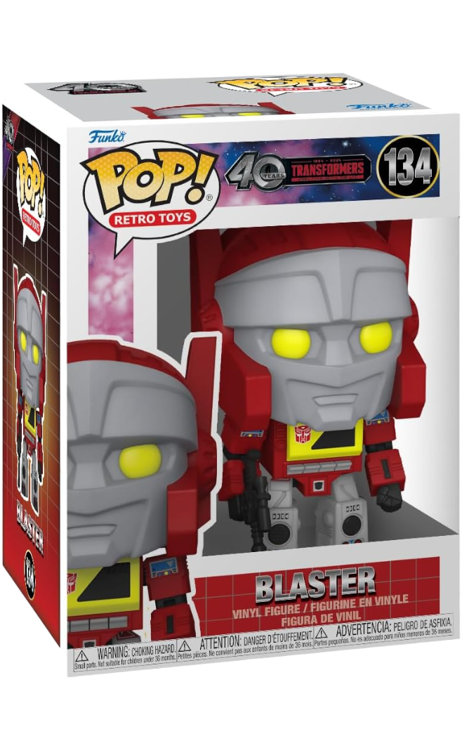 Transformers: Generation 1-40th Anniversary, Blaster Funko Toy Store