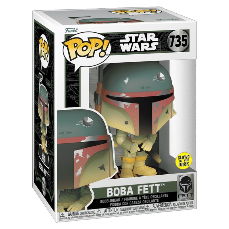 Star Wars — Boba Fett with Rifle (Glow) | AE Toy Box