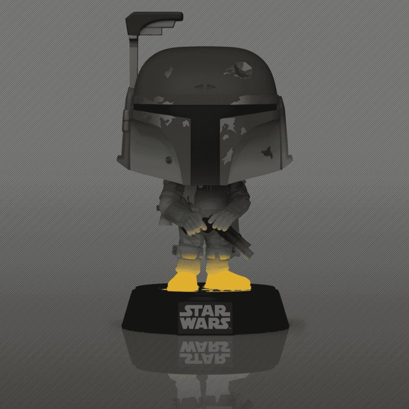 Star Wars — Boba Fett with Rifle (Glow) | AE Toy Box