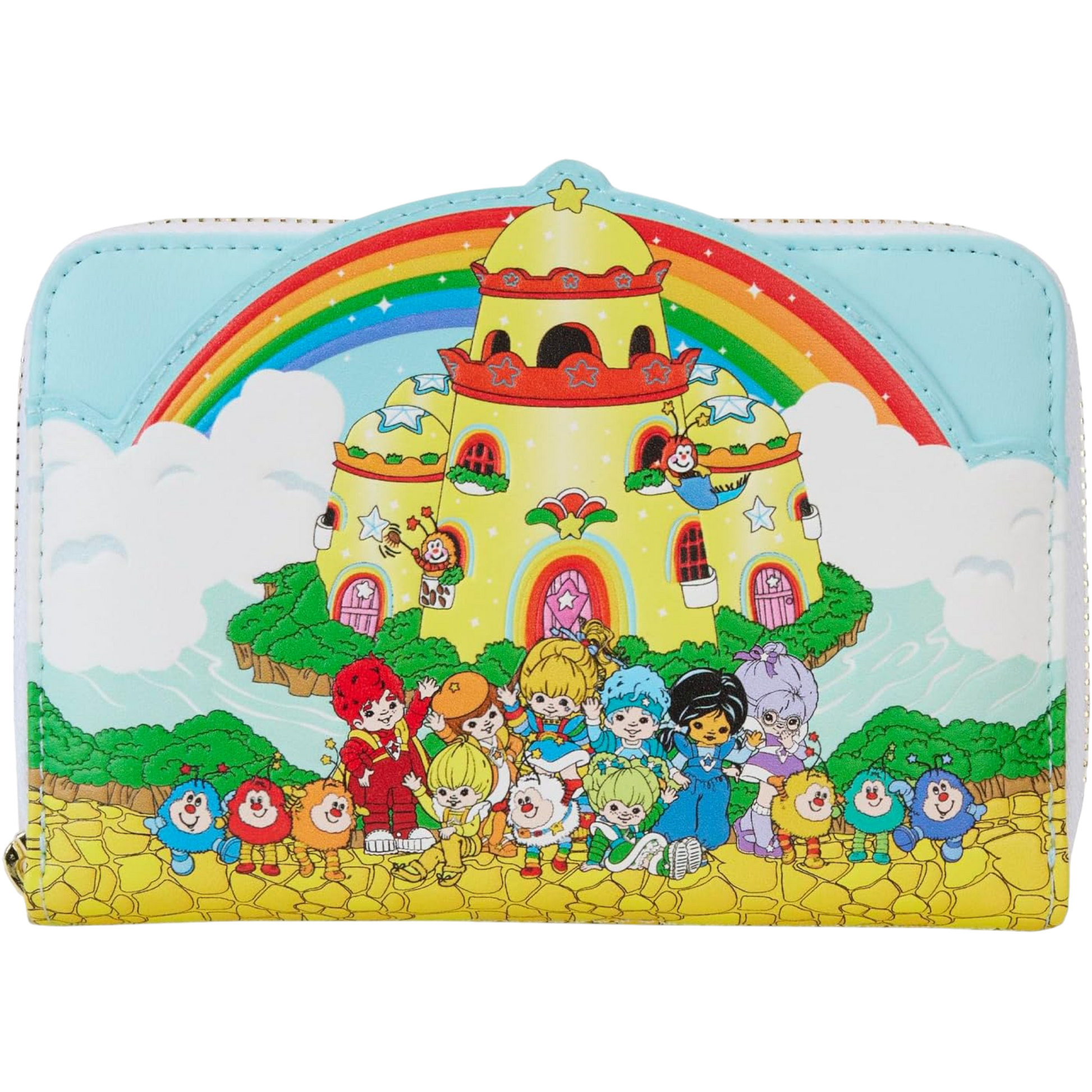 Rainbow Brite Color Castle Zip Around Wallet
