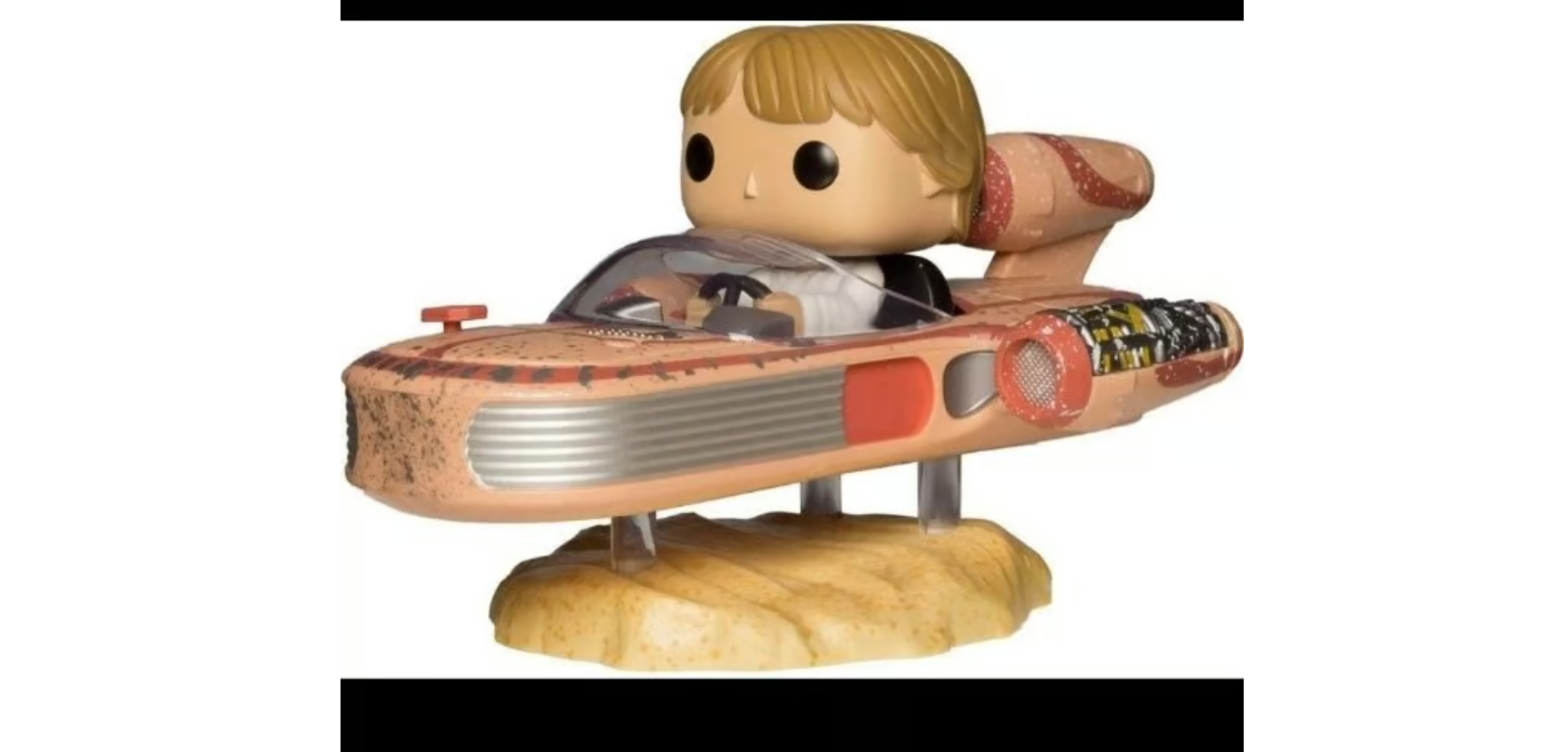 Star wars Luke Skywalker with speeder