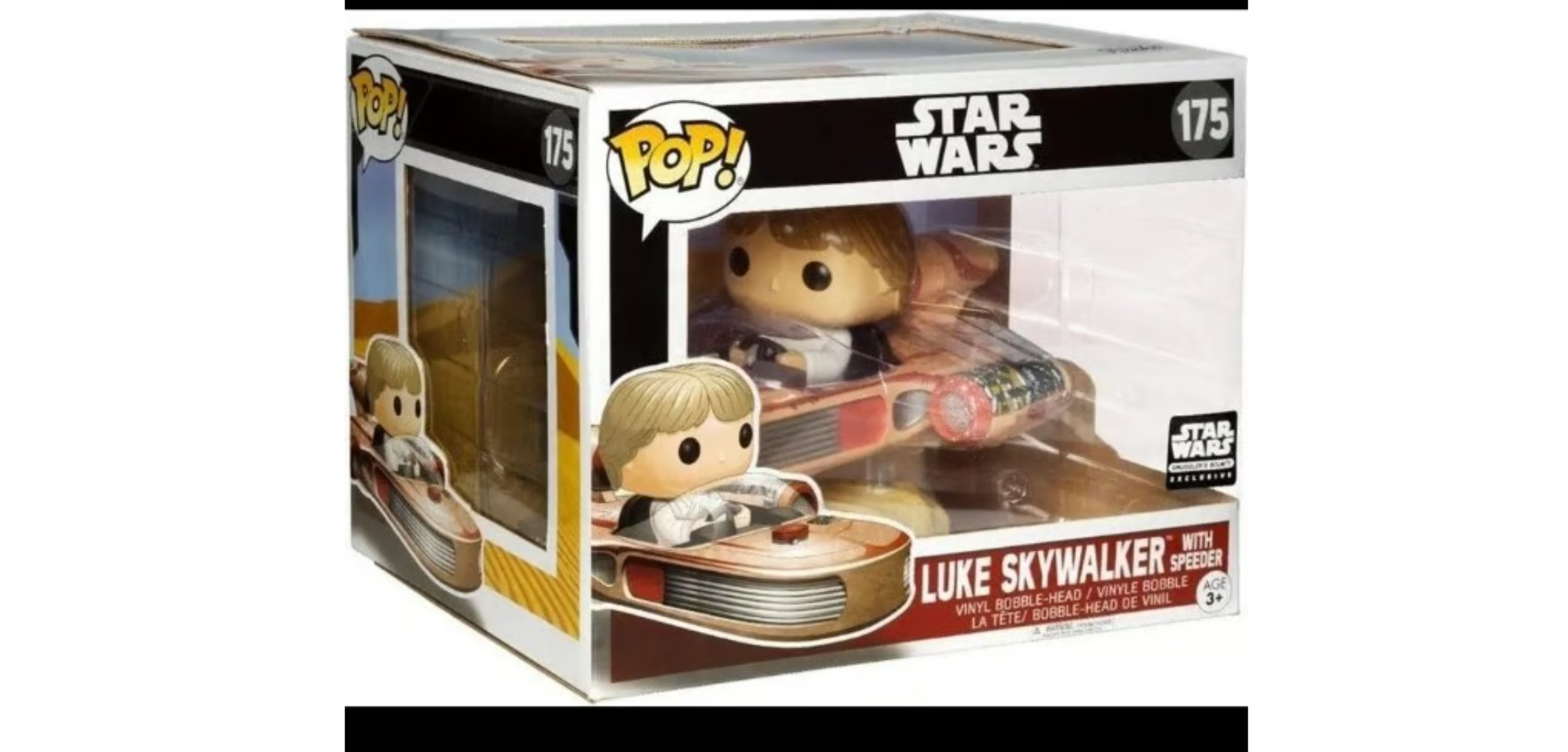Star wars Luke Skywalker with speeder