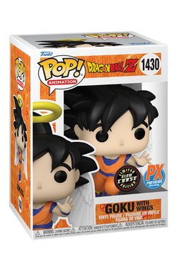 Dragon Ball Z - Goku with Wings (Angel) Special Edition Multicolor Chase Glow Vinyl Figure Exclusive #1430 Funko Toy Store