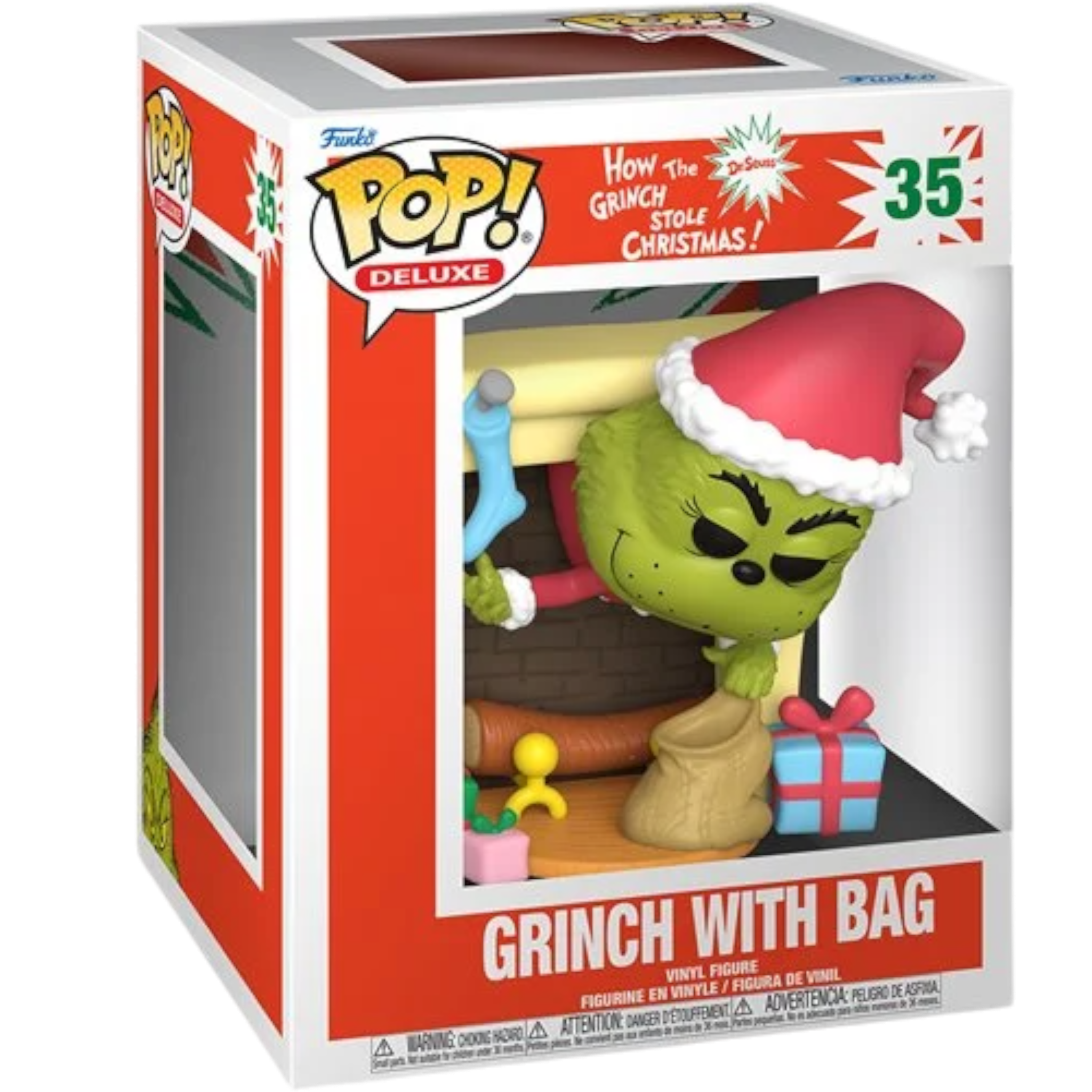 How the Grinch Stole Christmas Grinch with Bag Funko Toy Store