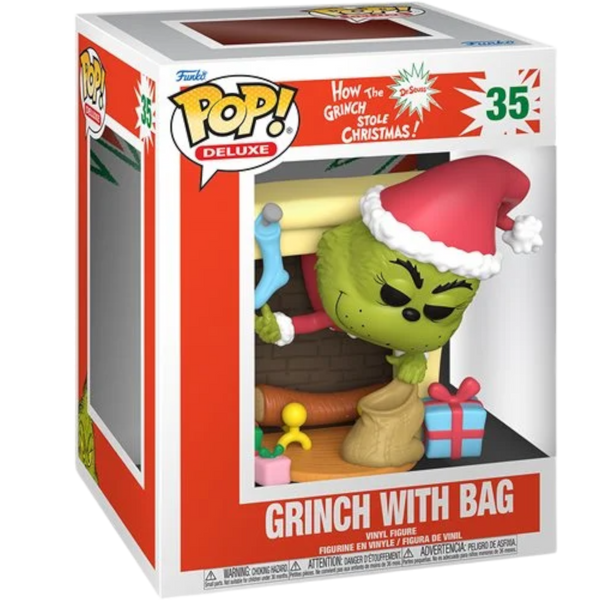 How the Grinch Stole Christmas Grinch with Bag Funko Toy Store