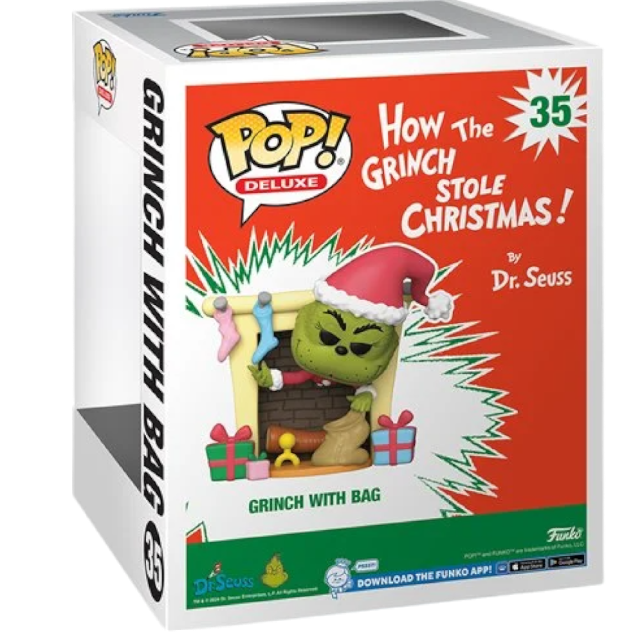 How the Grinch Stole Christmas Grinch with Bag Funko Toy Store