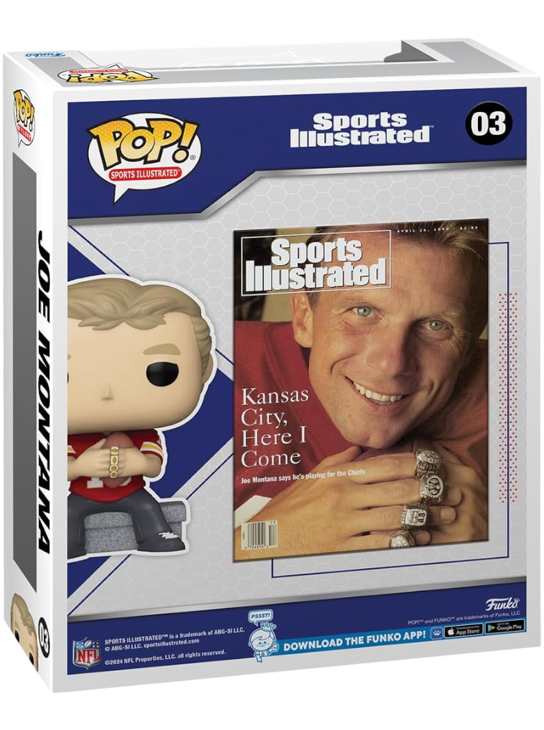 NFL Cover: Sports Illustrated - Joe Montana Funko Toy Store