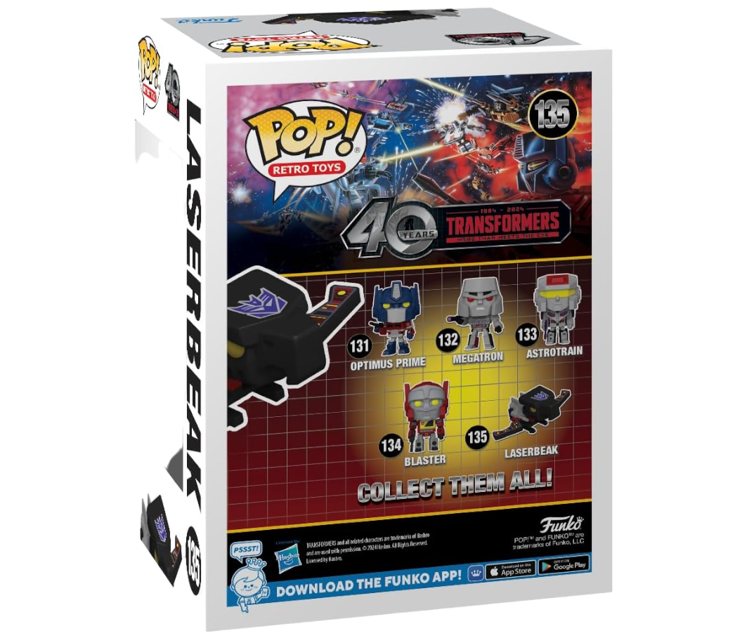 Transformers: Generation 1-40th Anniversary, Laserbeak Funko Toy Store