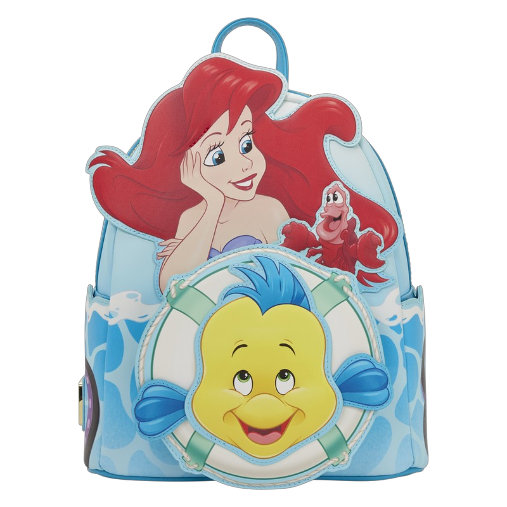 Disney The Little Mermaid Ariel, Flounder & Sebastian Mini Backpack (Exclusive) | AE Toy Box