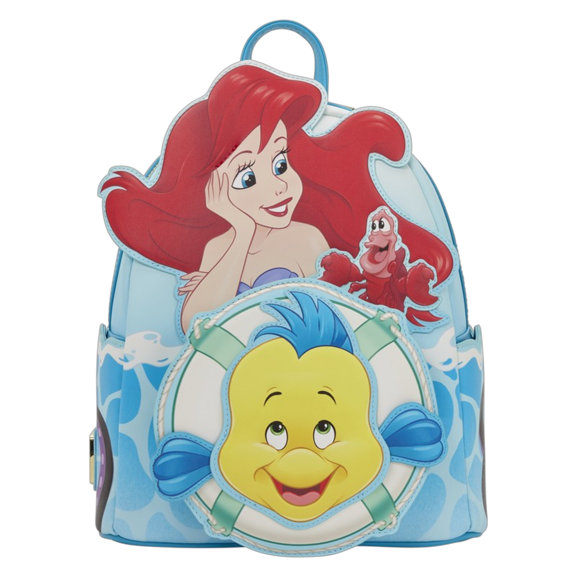 Disney The Little Mermaid Ariel, Flounder & Sebastian Mini Backpack (Exclusive) | AE Toy Box