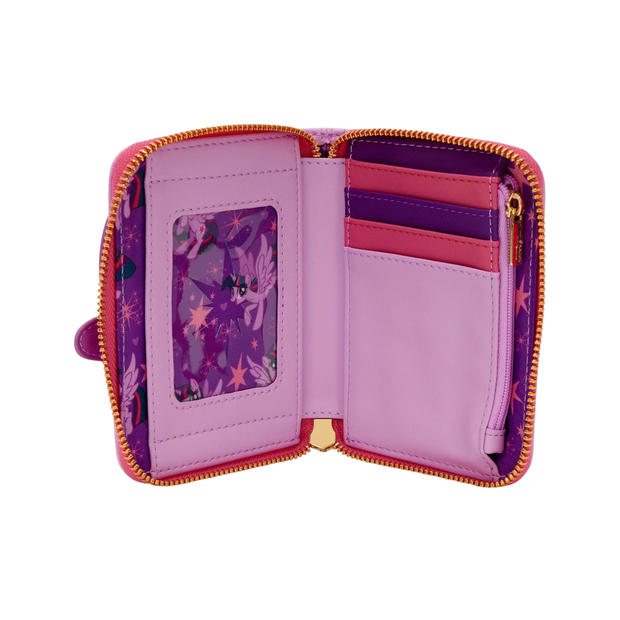 My Little Pony — Twilight Sparkle Cosplay Glitter Zip Around Wallet | AE Toy Box