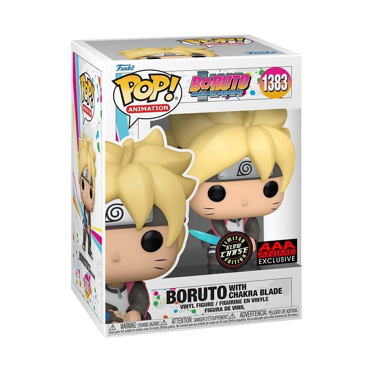 Boruto - Naruto Next Generations Boruto with Chakra Blade Glow-in-The-Dark Chase AAA Anime Exclusive Funko Toy Store