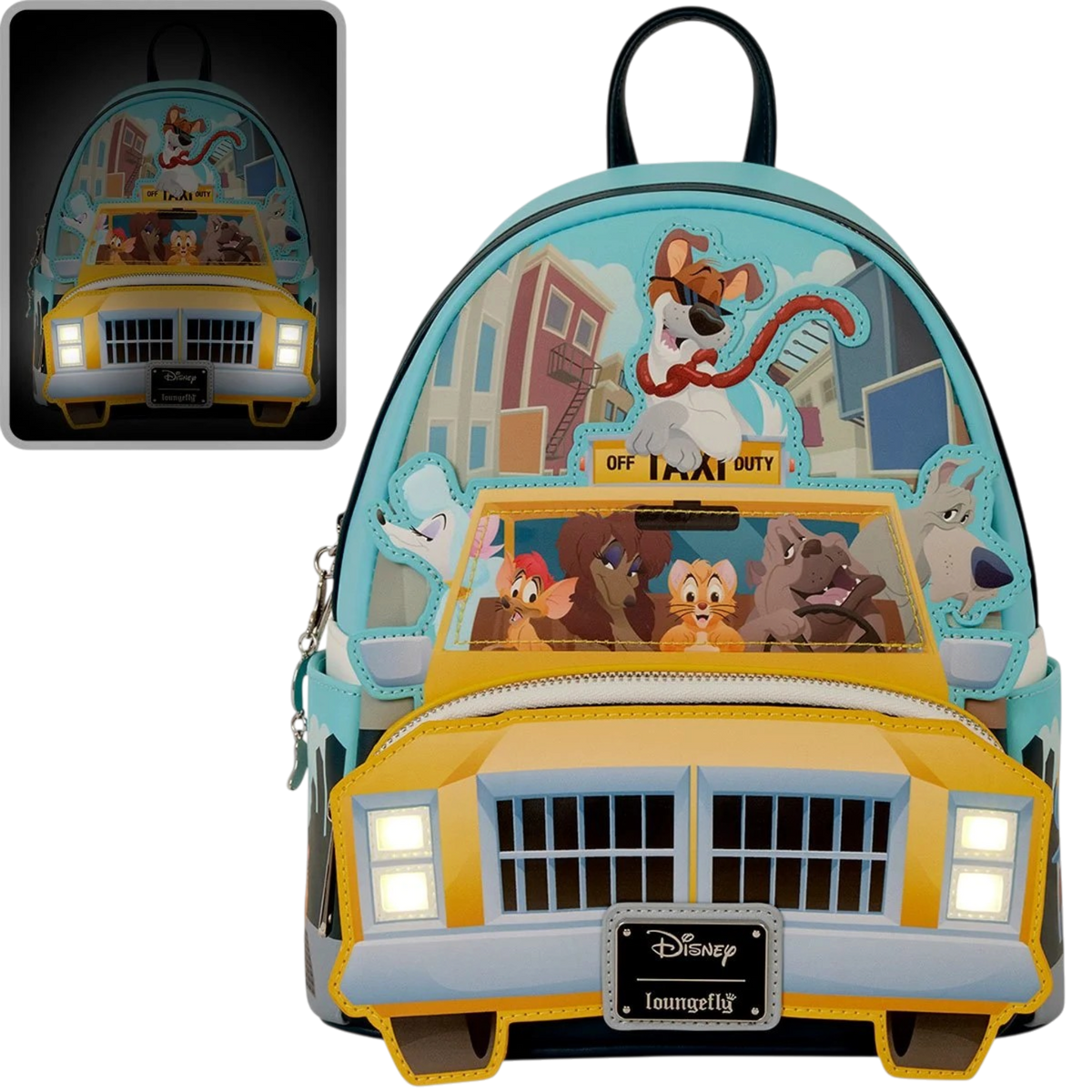 Disney Oliver & Company Taxi Scene Mini Backpack | AE Toy Box