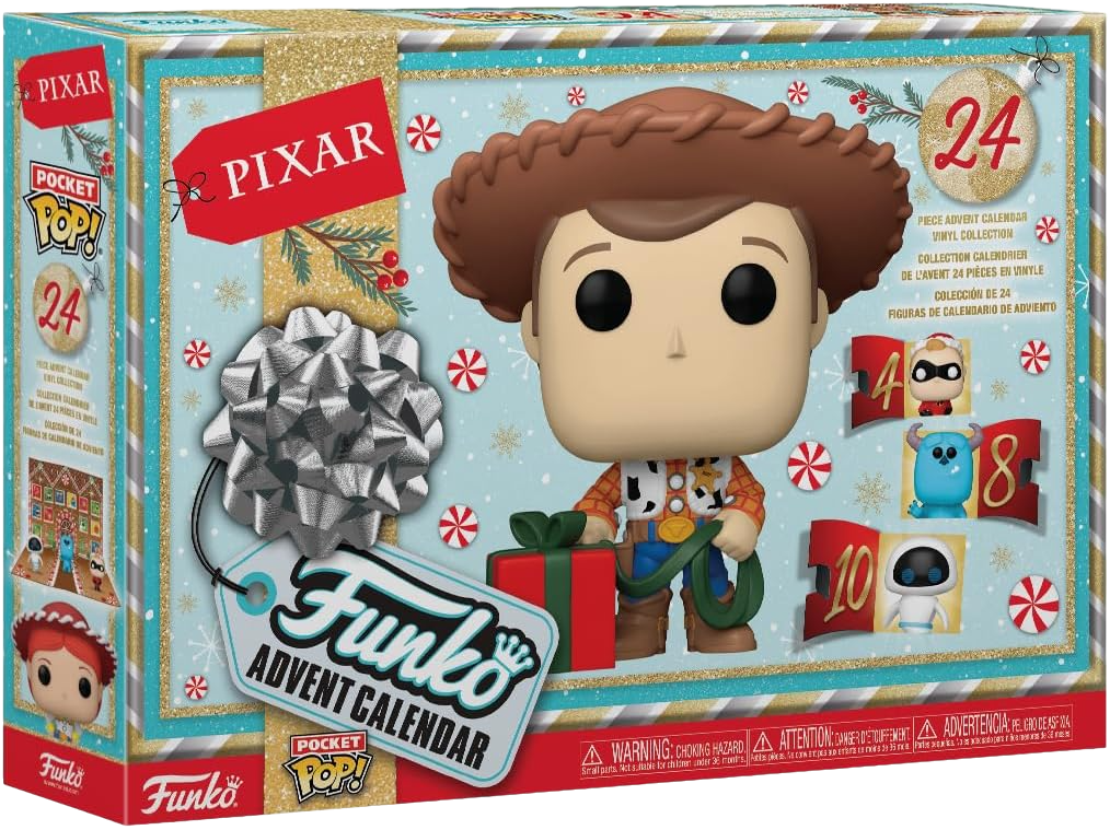 Advent Calendar: Pixar 2024, 24 Pocket Pop! Funko Toy Store
