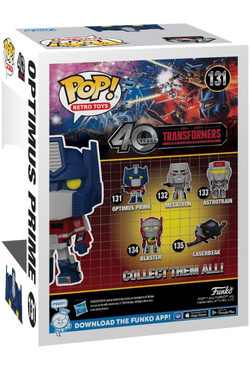 Transformers: Generation 1-40th Anniversary, Optimus Prime Funko Toy Store