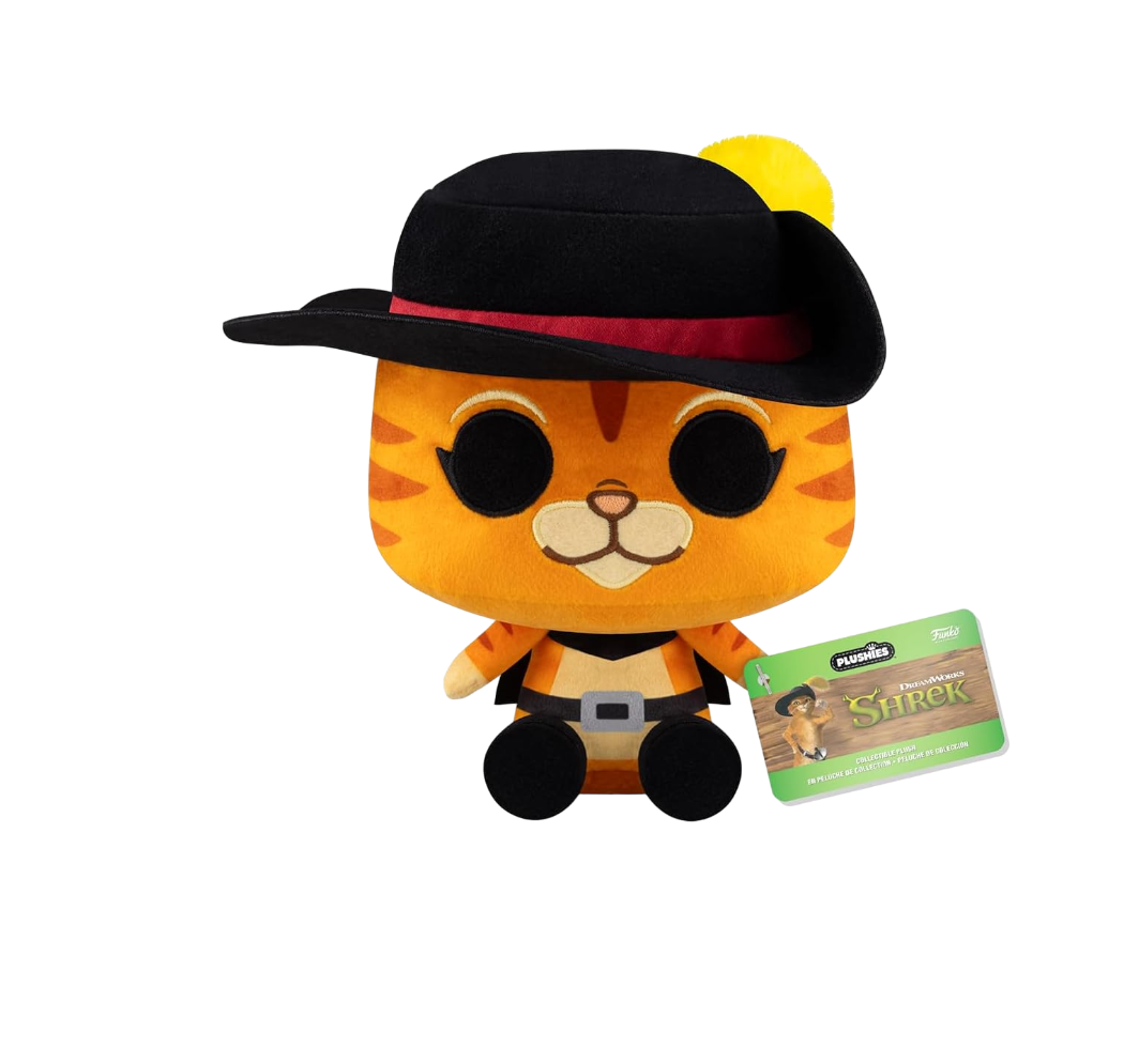 Shrek DreamWorks 30th Anniversary Puss in Boots 7-Inch Funko Pop! Plush Funko Toy Store