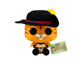 Shrek DreamWorks 30th Anniversary Puss in Boots 7-Inch Funko Pop! Plush Funko Toy Store