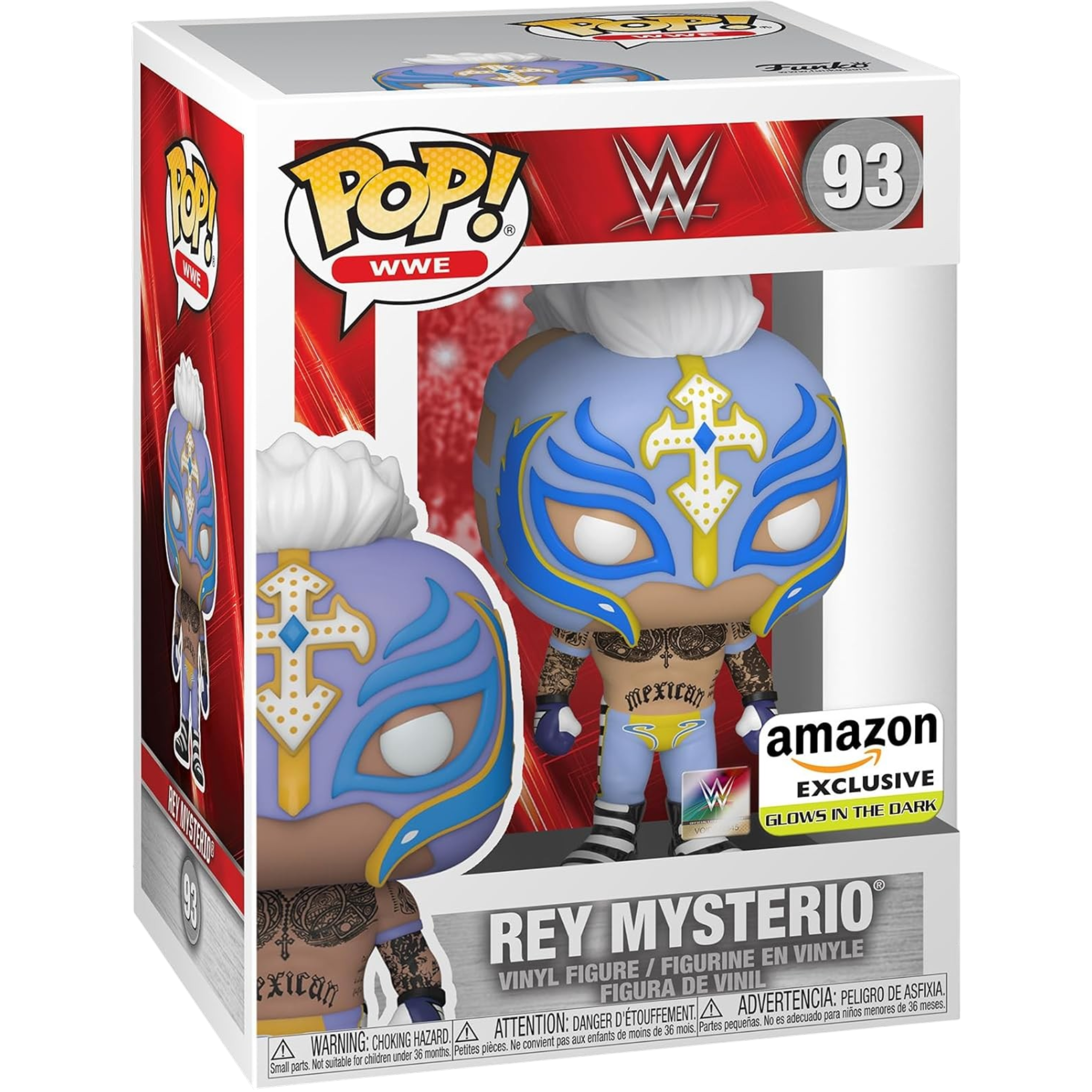 WWE — Rey Mysterio (Glow in the Dark) (Amazon Exclusive) | AE Toy Box
