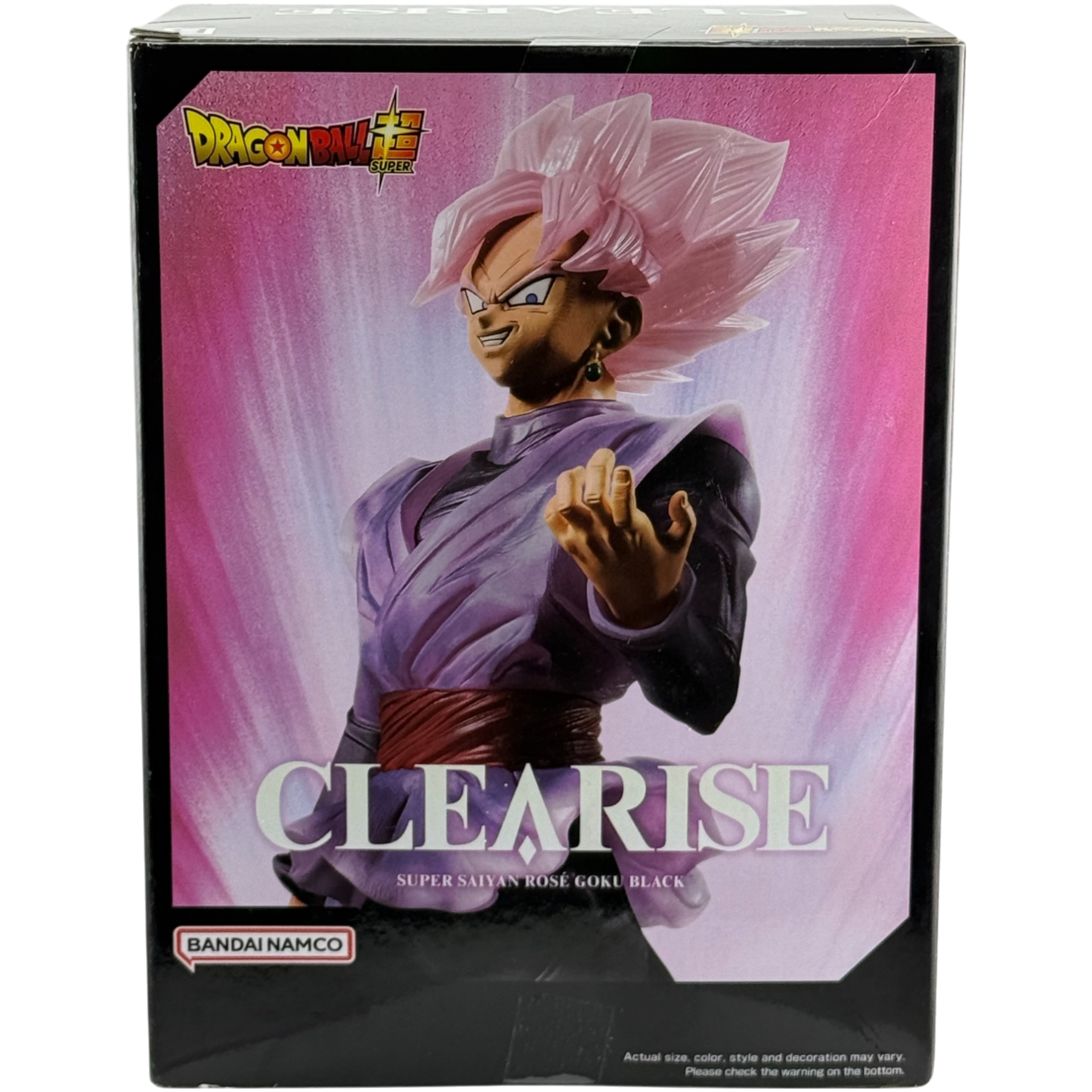 Banpresto Dragon Ball Super CLEARISE Super Saiyan Rose Goku Black AE Toy Box